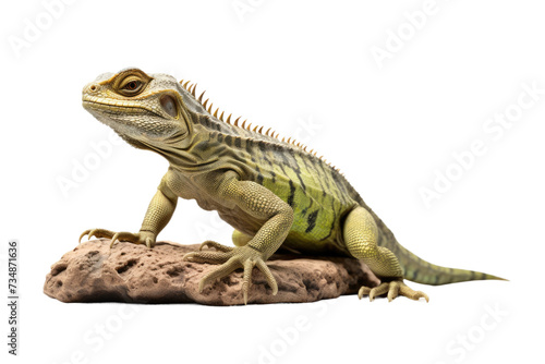 Reptile Figure Isolated On Transparent Background