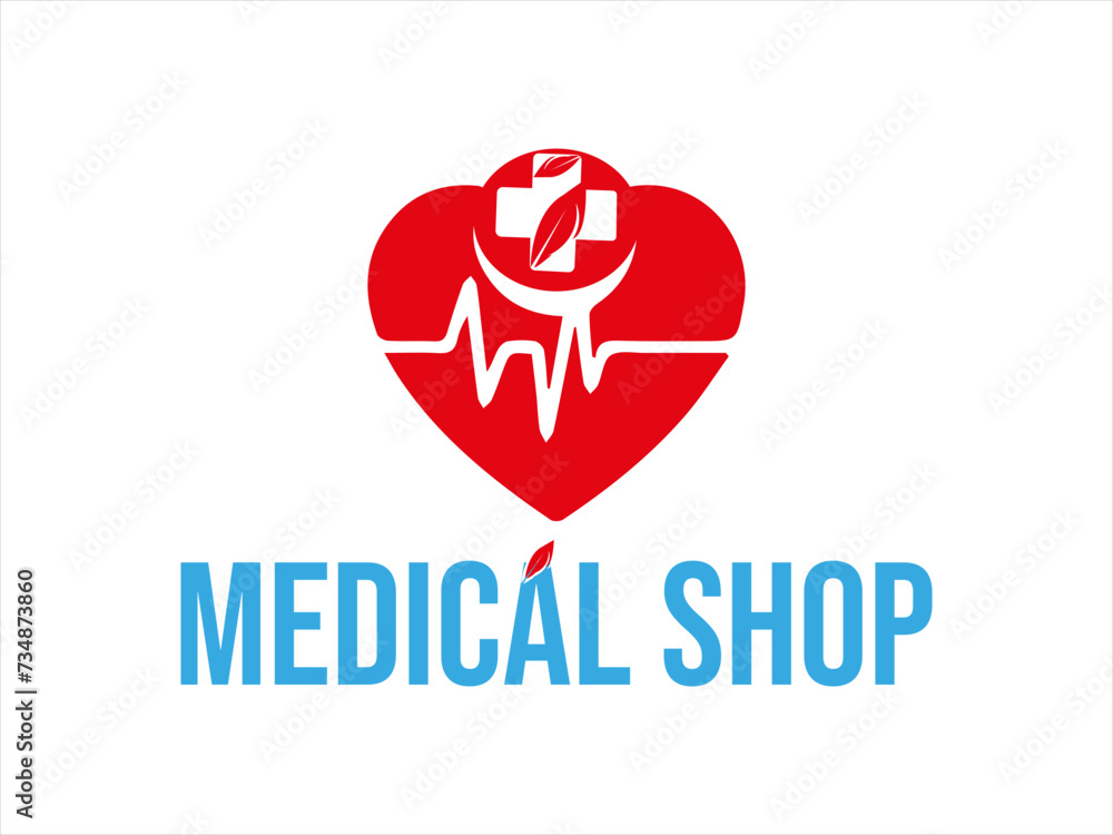 Medical logo design vector illustration. Medical logo design vector illustration.