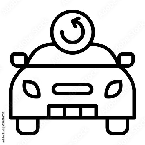 Return line icon