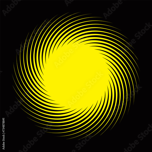 James rifled gun barrel grooves. Horizontal background, vector pattern, rifled channels.