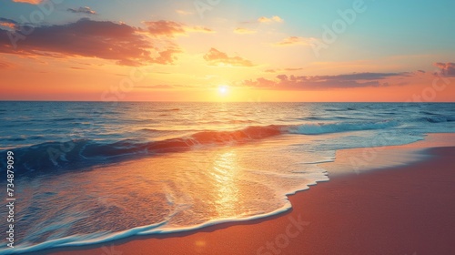 Close-up, Beautiful sea waves, beach background