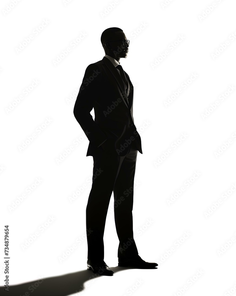 portrait of a businessman on an isolated background
