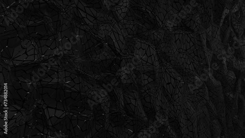 Abstract black geometric pattern