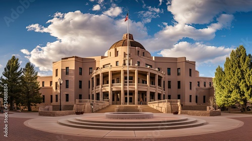 government new mexico state capital building photo