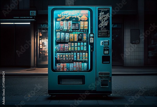 japanese vending machine - generative AI