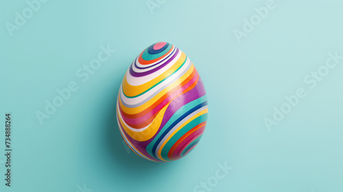 Colorful easter egg