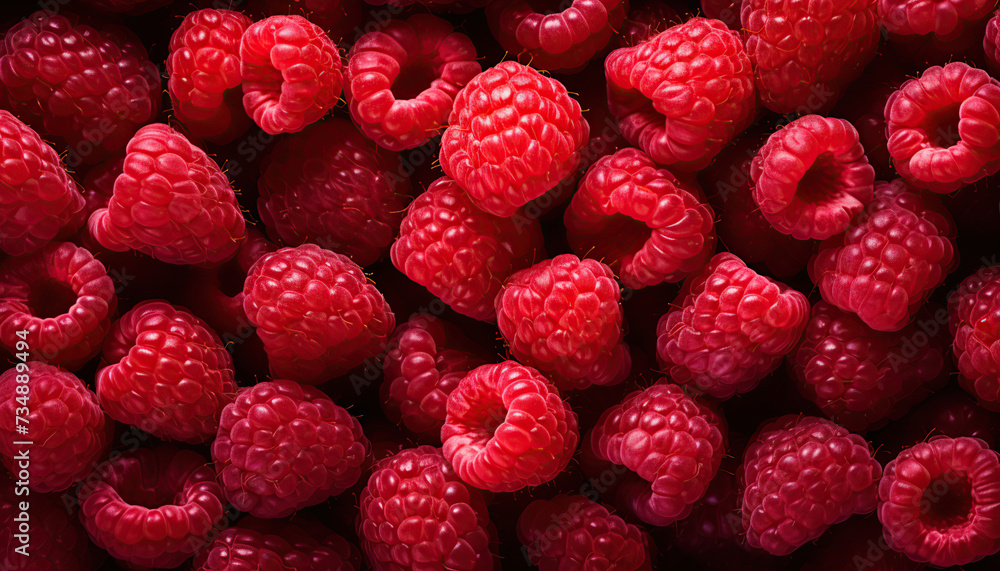 Background with Raspberries. Background with Raspberries.