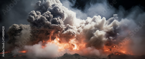Explosive volcanic eruption captured in intense detail