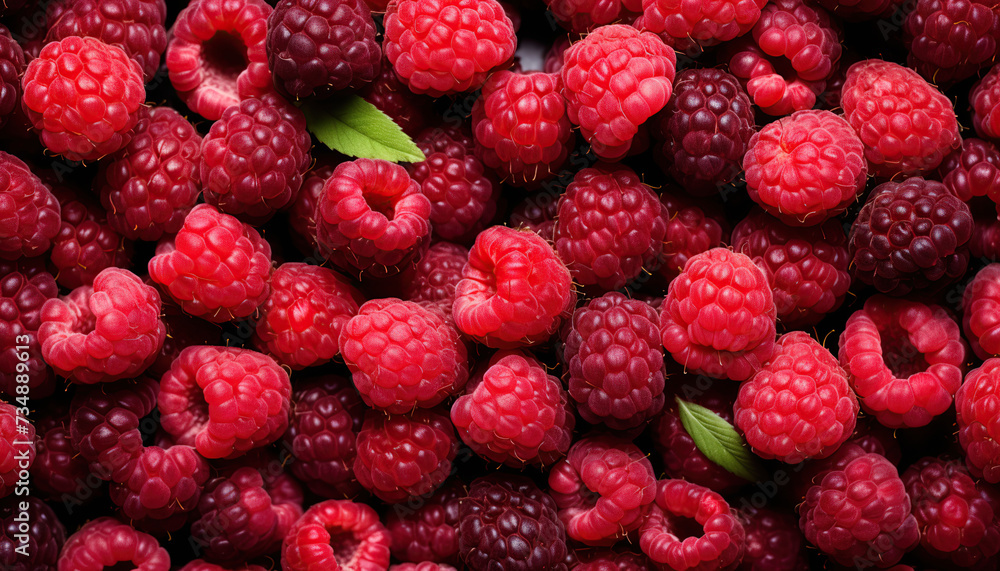 Background with Raspberries. Background with Raspberries.