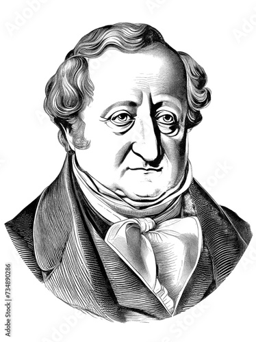 Gioachino Rossini Italian composer, generative AI photo