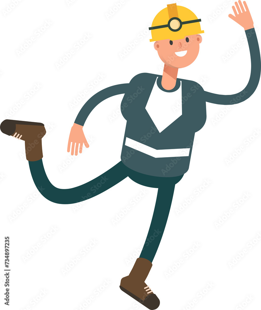 Miner Character Jumping and Flying
Miner Character Jumping and Flying