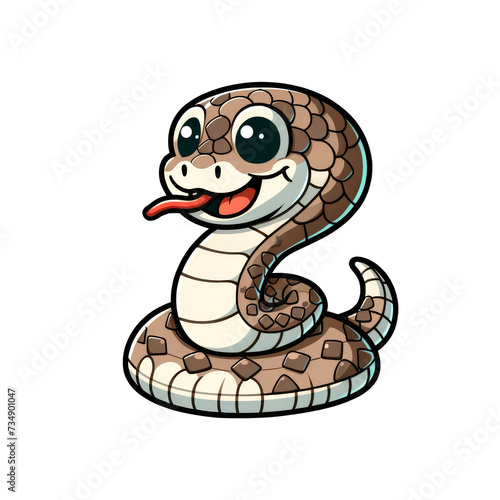 Rattlesnake cartoon