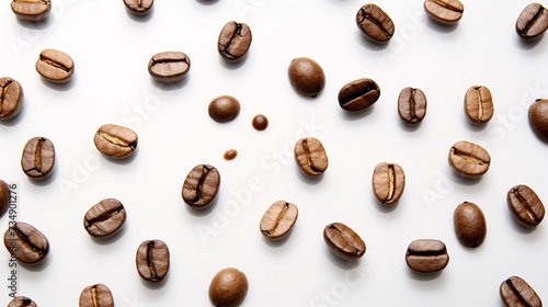 a group of coffee beans