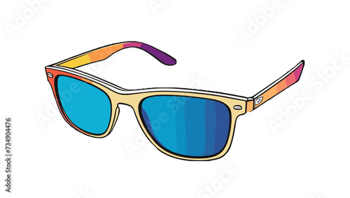 vector de unas gafas de sol
