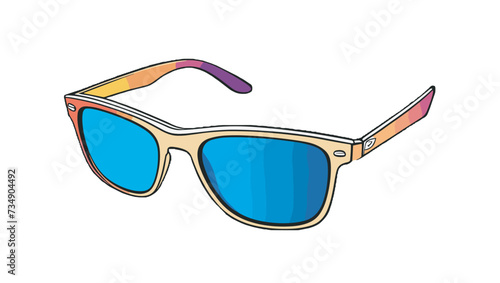 vector de unas gafas de sol