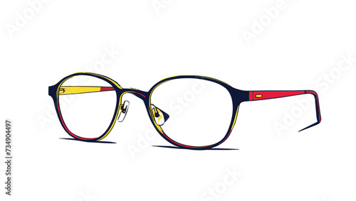 vector de unas gafas