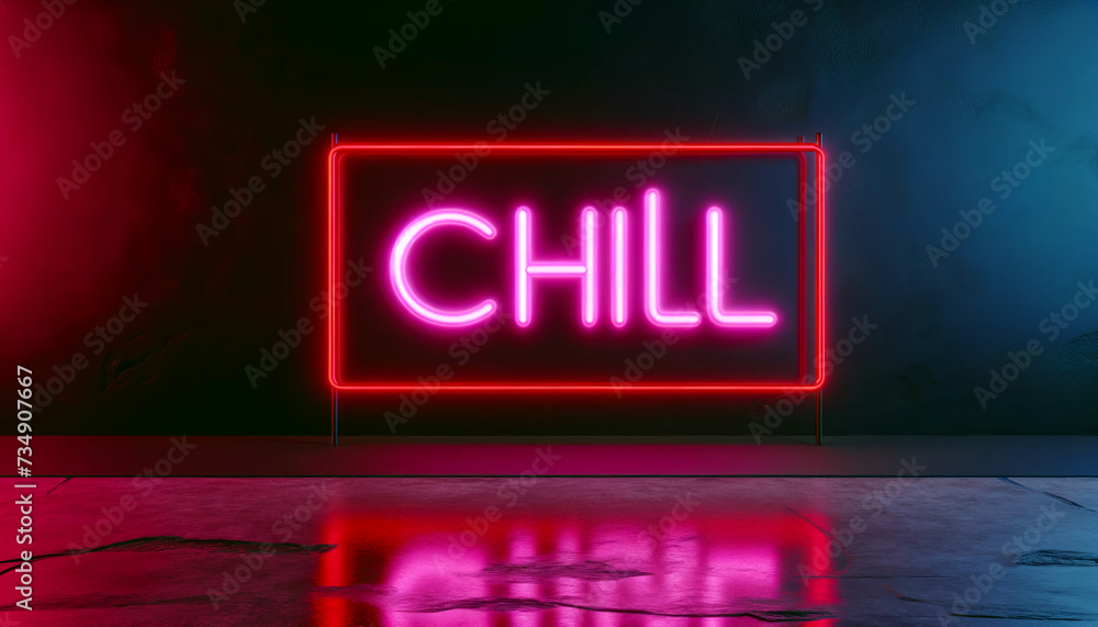 Urban Relaxation: Neon Chill Vibe Urban Relaxation: Neon Chill Vibe