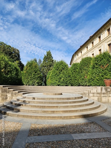 Obraz na plátně Mini amphitheater in Prague Castle