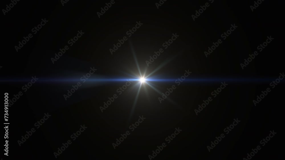 Abstract loop flickering center white blue stars streaks optical light lens flares animation on black background . 4K seamless loop dynamic kinetic bright star light Abstract loop flickering center white blue stars streaks optical light lens flares animation on black background . 4K seamless loop dynamic kinetic bright star light