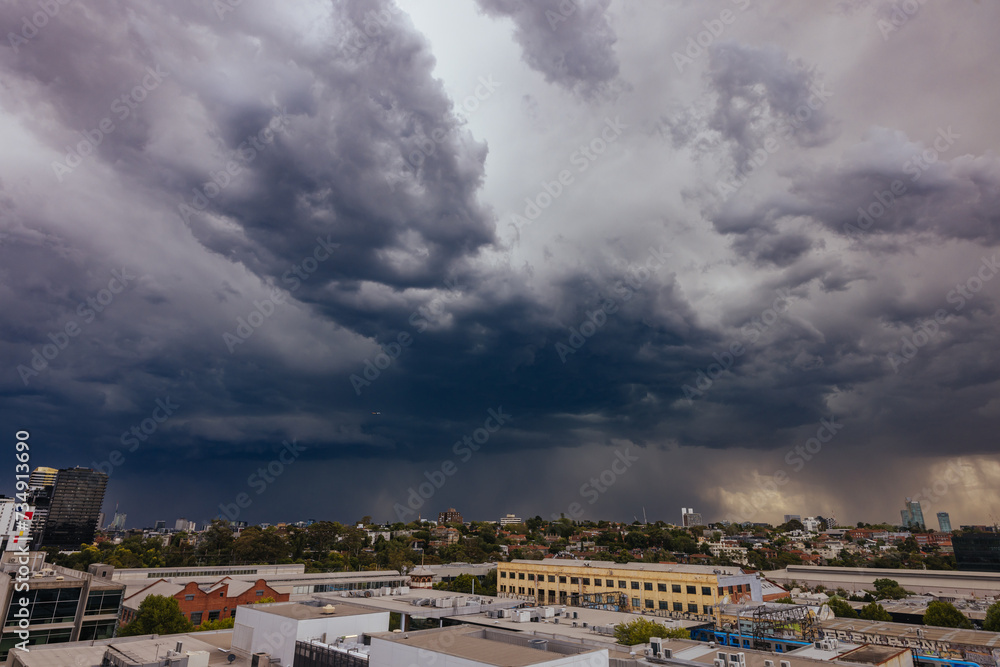 Melbourne Summer Storms in Australia