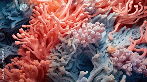 sea coral pattern