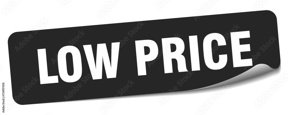 Fototapeta premium low price sticker. low price label