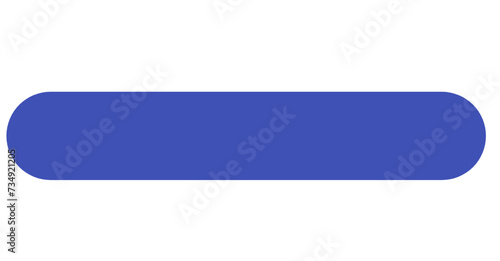 blue rounded filled rectangular shape icon 
