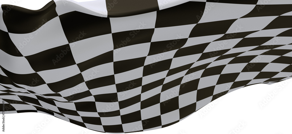 Obraz premium background of checkered flag pattern