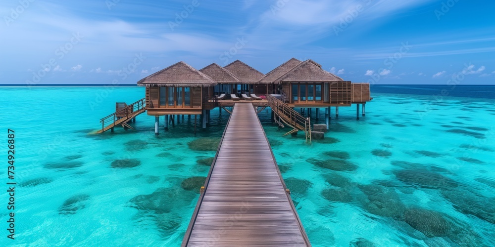 Immerse Yourself In The Exquisite Beauty Of A Luxurious Water Villa In The Maldives