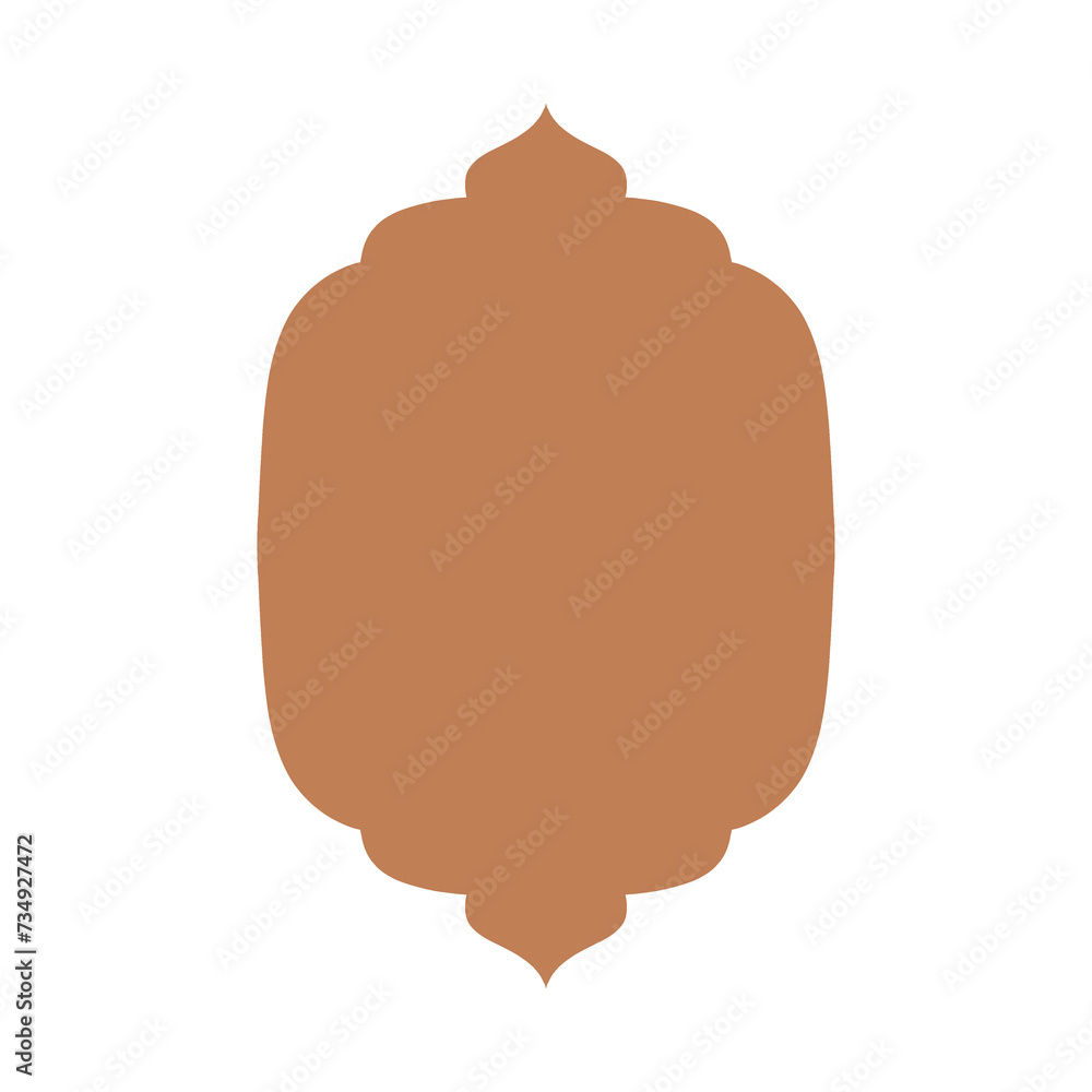 Islamic window. Boho design Islamic window. Boho design