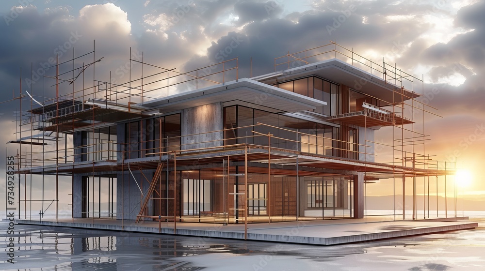 construction that uses less energy. 3D Rendering 