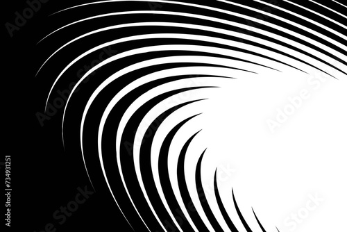 James rifled gun barrel grooves. Horizontal background, vector pattern, rifled channels.