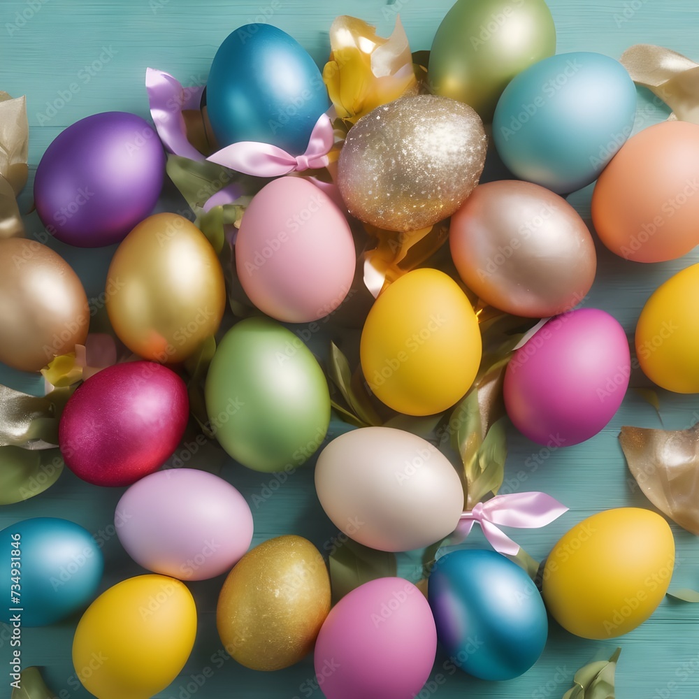 Holiday greeting card with text happy Easter Holiday greeting card with text happy Easter