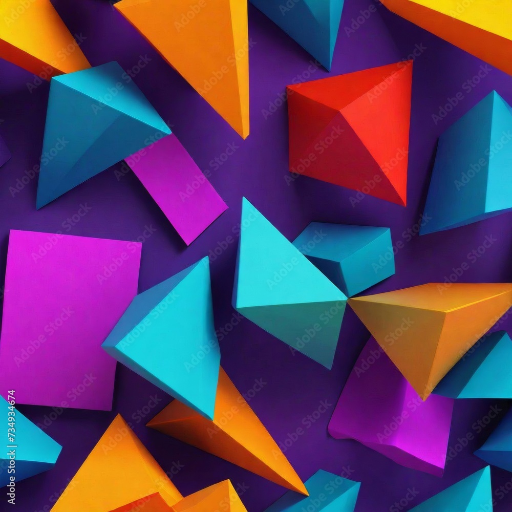 3D Colorful Abstract Illustration 3D Colorful Abstract Illustration