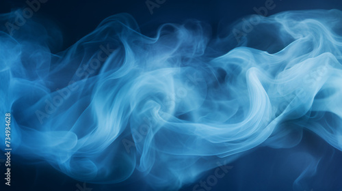Blue Wave and Smoke Wallpaper for Your Phone