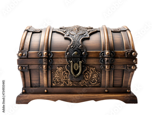a close up of a chest