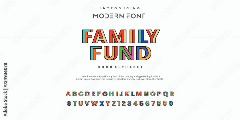 Family Fund Double line monogram alphabet and tech fonts. Lines font regular uppercase and lowercase. Vector illustration. Family Fund Double line monogram alphabet and tech fonts. Lines font regular uppercase and lowercase. Vector illustration.