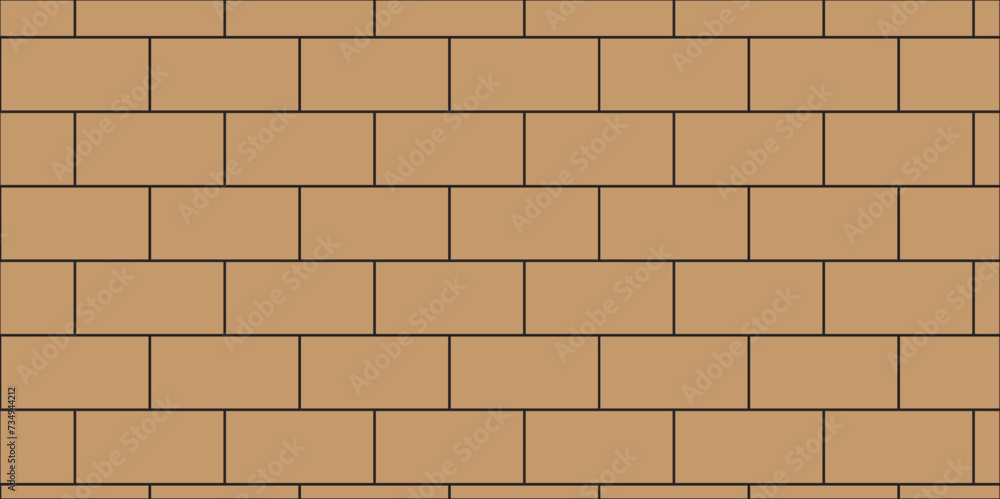 Obraz premium Red brick wall background. architecture square construction stone block brick wallpaper. seamless building cement concrete wall grunge background. 