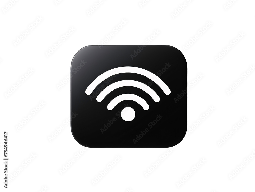 a black square with a white logo a black square with a white logo