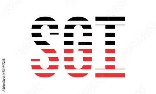 SGI three initial letter iconic line negative space minimal logo design vector template. monogram, abstract, wordmark, business, typography, minimalist, brand, company, flat, modern, unique, simple