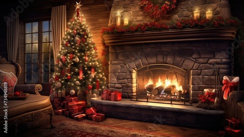 Wallpaper Mural fmily wishing you a happy holiday Torontodigital.ca