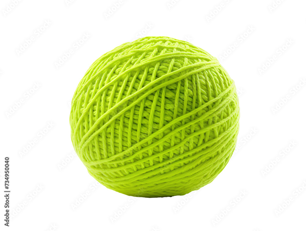 a ball of yarn on a white background a ball of yarn on a white background