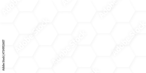 Abstract background with hexagons Abstract hexagon polygonal pattern background vector. seamless bright white abstract honeycomb background.