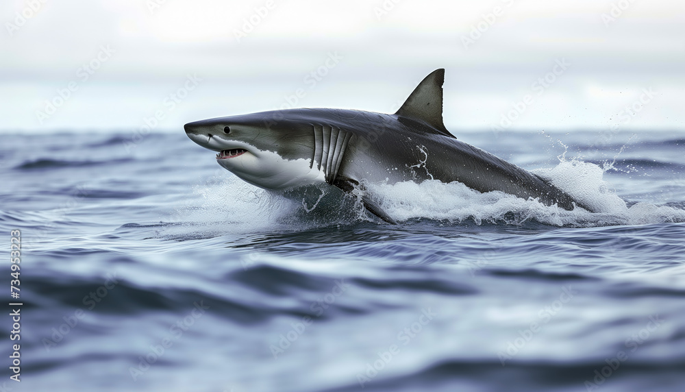 Fototapeta premium shark in the sea