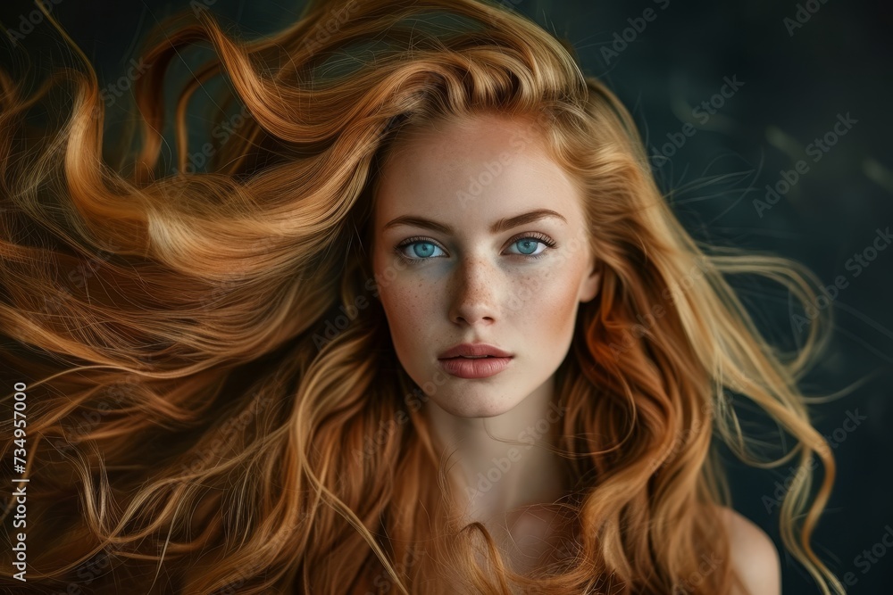 Obraz premium Long and healthy hair