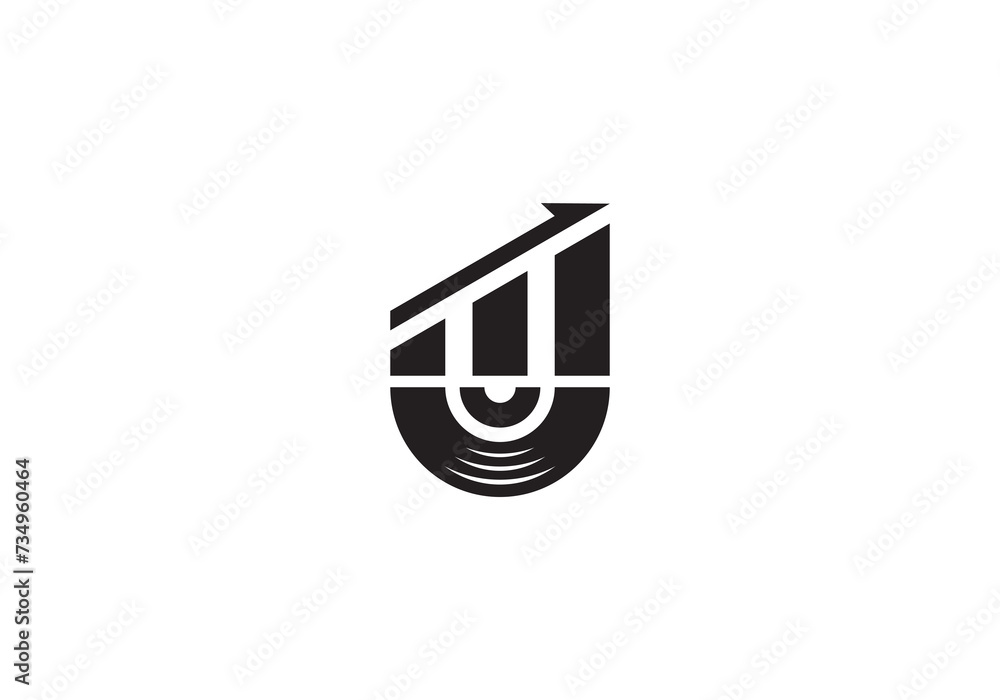 simple music and graphic financial logo design symbol template simple music and graphic financial logo design symbol template