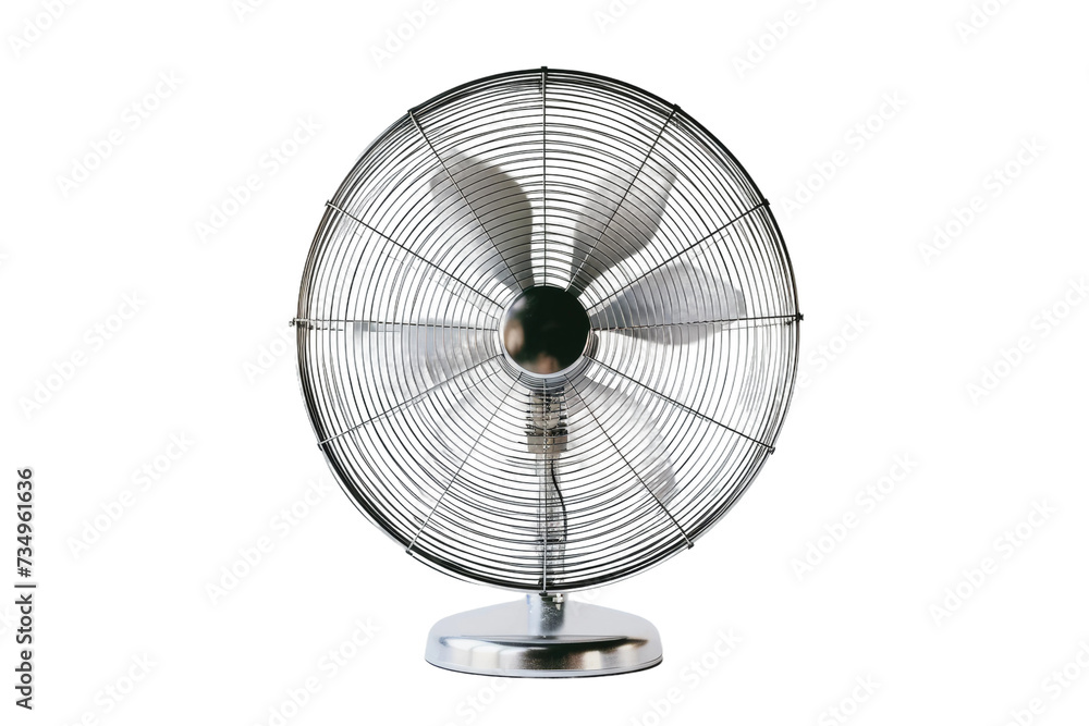 Breeze Blower Floor Fan on Transparent Background, PNG