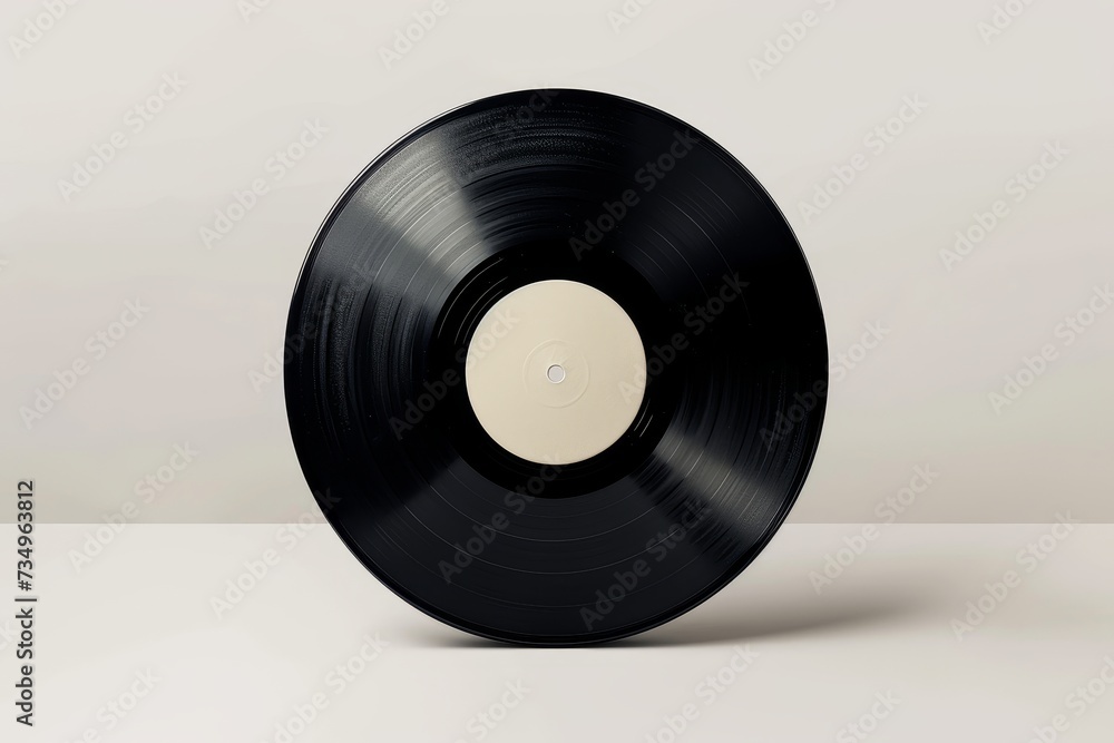 Mockup of a blank vinyl album cover sleeve isolated with a clipping ...