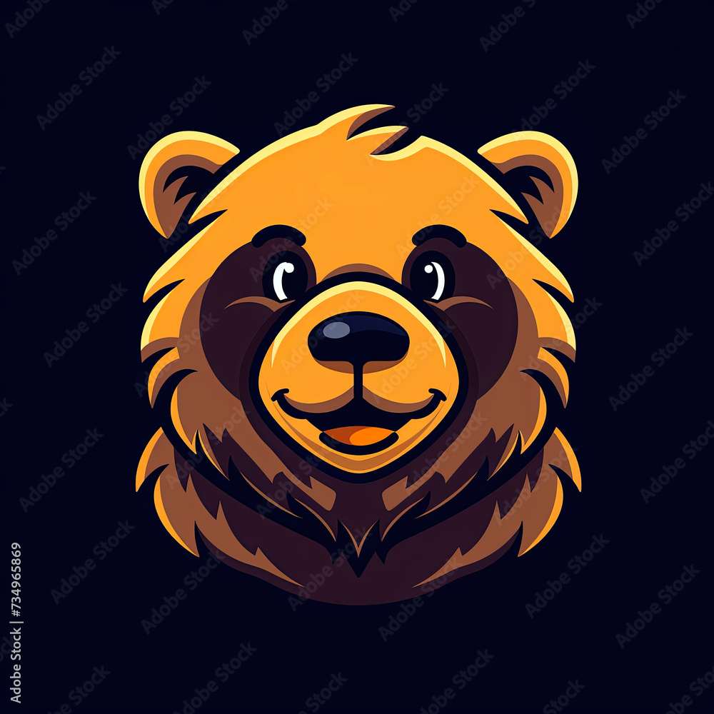 Cute baby bear cub illustration. Cute baby bear cub illustration.