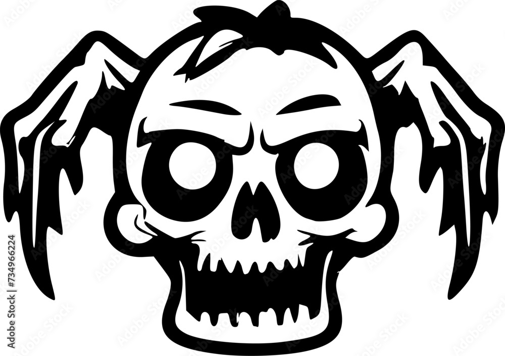 Obraz premium skull cartoon